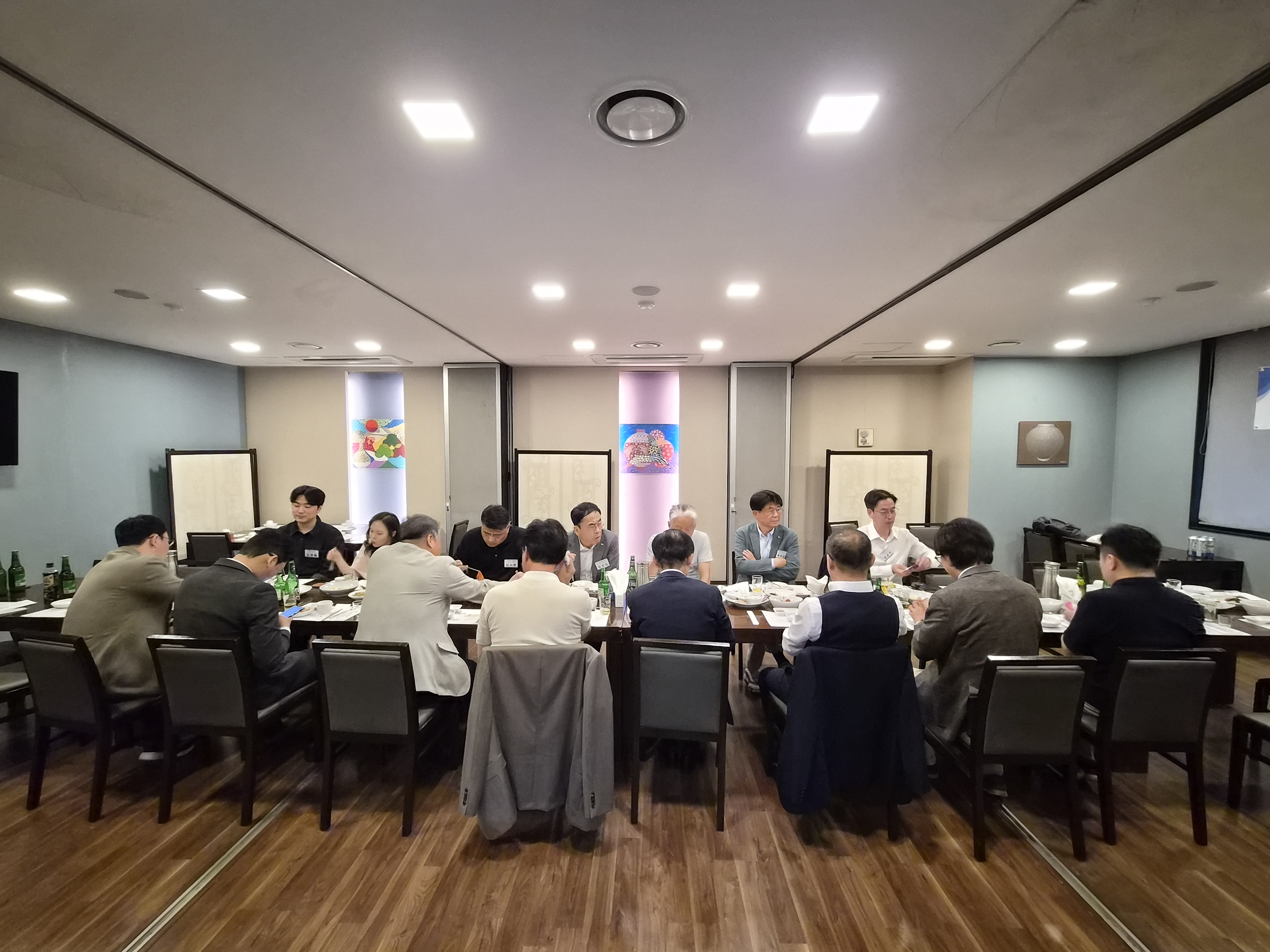 석찬 간담회 현장
