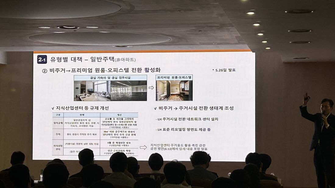 비주거의 프리미엄 원룸 오피스텔 전환 활성화 슬라이드